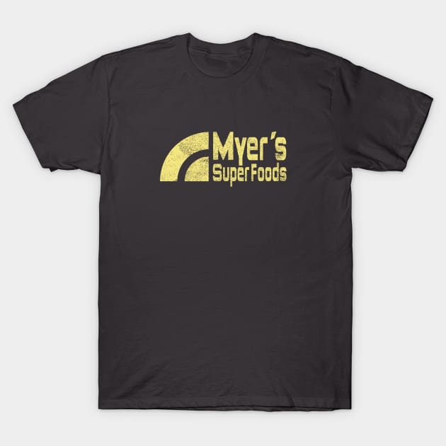 Myer's Super Foods - Steve Brule T-Shirt by WriterCentral